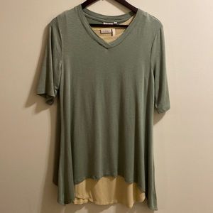 L LOGO two piece tunic set